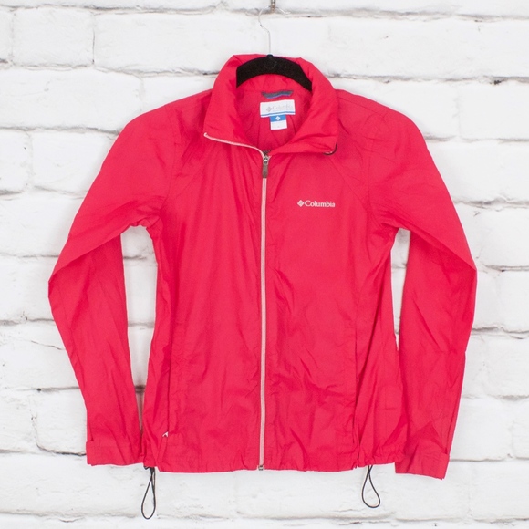 Columbia Jackets & Blazers - Columbia Omni-Sheild Bright Pink Rain Jacket Coat